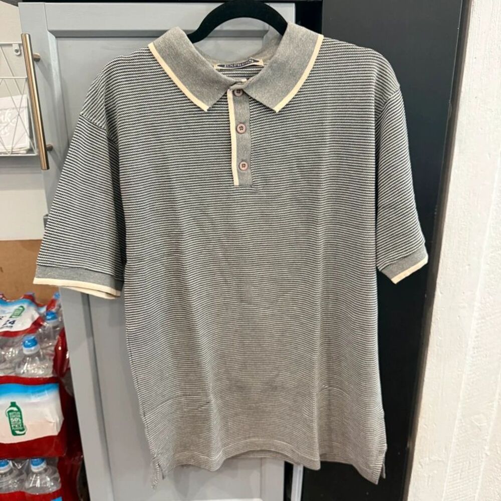 Vintage NWT Express - M - stripped polo